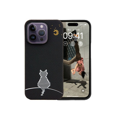 Ultra Thin 0.8mm หนา 16g น้ําหนัก ทนต่อสกปรก Aramid Fiber Phone Case สําหรับ iPhone 16 Pro Max