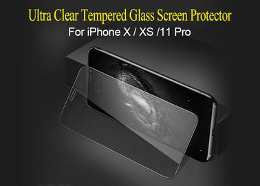 กันฝุ่น 2.5D กระจกกันรอยหน้าจอสำหรับ IPhone X XS 11 Pro
