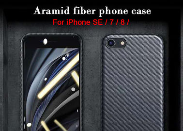iPhone SE Aramid ไฟเบอร์เคสโทรศัพท์ Twill Texture คาร์บอนไฟเบอร์ครอบคลุม