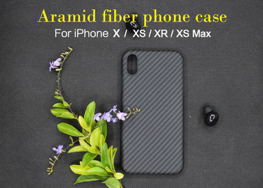 เคสโทรศัพท์ไฟเบอร์ Aramid แบบ 3D Silky Soft-Touch Texture สำหรับ iPhone XS
