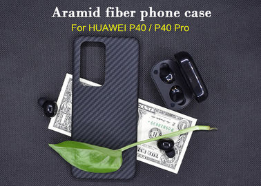 เคส Huawei Aramid Fiber ลายนิ้วมือสีดำสำหรับ Huawei P40