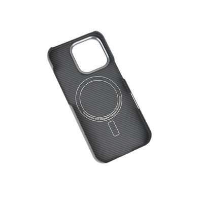 เคสโทรศัพท์ iPhone 16 Pro แบบแม่เหล็ก กรอบโลหะปรับแต่งเองได้ ไฟเบอร์อะรามิดคาร์บอน