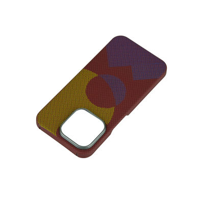 เคสโทรศัพท์คาร์บอนไฟเบอร์อะรามิดลายหรูหราสำหรับ iPhone 16 Pro Max พร้อมความหนา 0.8 มม. และน้ำหนัก 16 กรัม