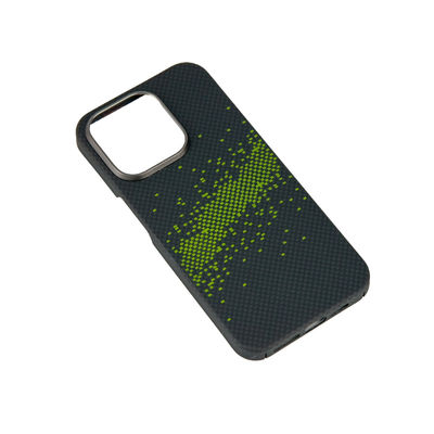 เคสโทรศัพท์ไฟเบอร์อะรามิดแบบกำหนดเองสุดหรูรุ่นใหม่ปี 2024 ความหนา 0.8 มม. น้ำหนัก 16 กรัม สำหรับ iPhone 16 Pro Max