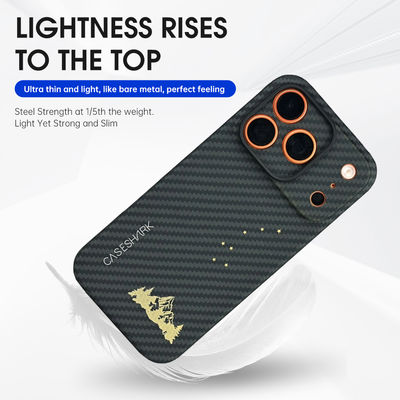 Customized Pattern Aramid Carbon Fiber Mobile Phone Cover for iPhone 17 Pro Max