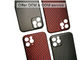น้ำหนักเบา Matte Finish iPhone 11 Pro Max Aramid Case Carbon Fiber Phone Case