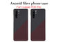 เอสจีเอได้รับการอนุมัติ Aramid Huawei P30 Pro เคสเต็มตัวสีดำและแดง