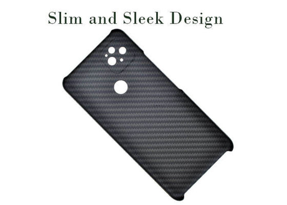 เคสโทรศัพท์ใยแก้วป้องกันลายนิ้วมือสำหรับ Google Pixel 5 Carbon Fiber Cover