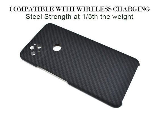 เคสโทรศัพท์ใยแก้วป้องกันลายนิ้วมือสำหรับ Google Pixel 5 Carbon Fiber Cover